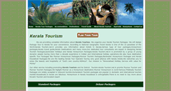 Desktop Screenshot of keralatourism.net.in